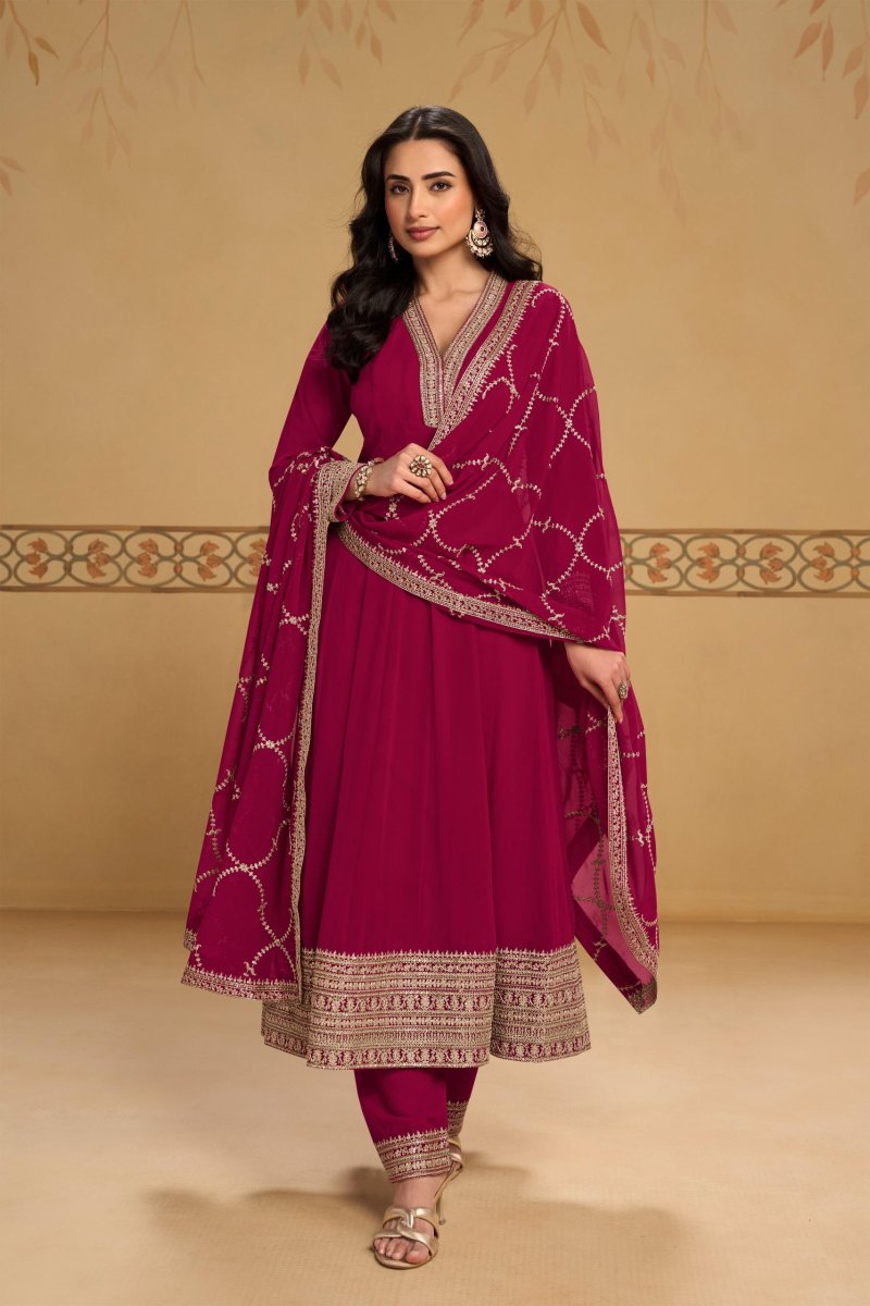 Mehfil By Gulkayra Real Georgette Embroidery Readymade Suits